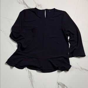 Ann Taylor Elegant Navy Women's Top